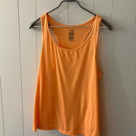 Danskin Now Orange Relaxed Tank Top Womens Running Gym Tank Top XXL - Picture 2 of 8